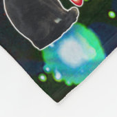 Space-Cat Cosmo フリースブランケット (角)