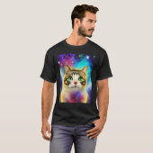 Space Cat Kitty Kitten In Cat Style 10 Tシャツ (正面フル)