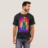 Space Cat Kitty Kitten In Cat Style 1 Tシャツ (正面フル)