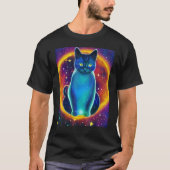 Space Cat Kitty Kitten In Cat Style 5 Tシャツ (正面)