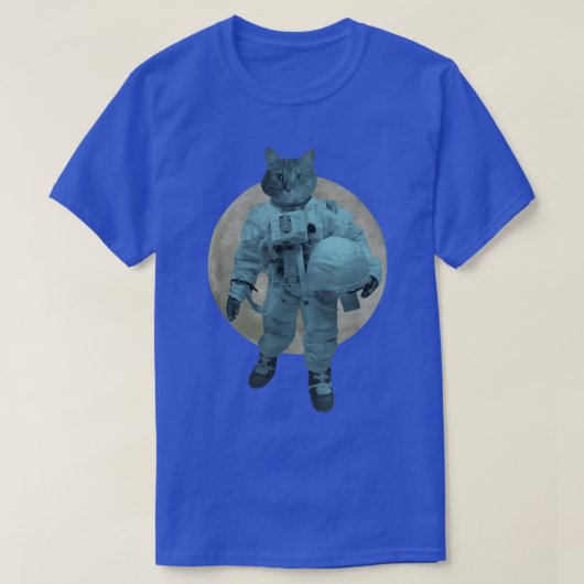 Space Cat Lover Astronaut Science Teach Geek Pub C Tシャツ (デザイン正面)