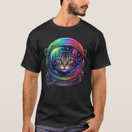 Space cat tシャツ