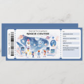 Space Center Gift Certificate 招待状 (正面/裏面)
