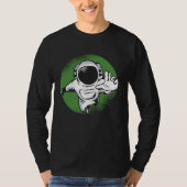 space Cosmonaut astronaut spaceman science Tシャツ (正面)