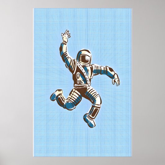 Space Cowboy Inspired Original Design Print -Print ポスター (正面)