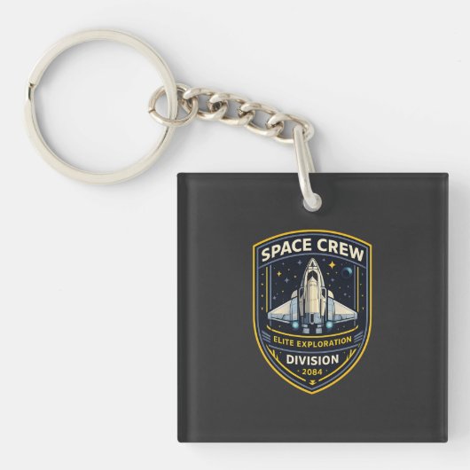 Space Crew Exploration Division Academy Keychain  キーホルダー (正面)