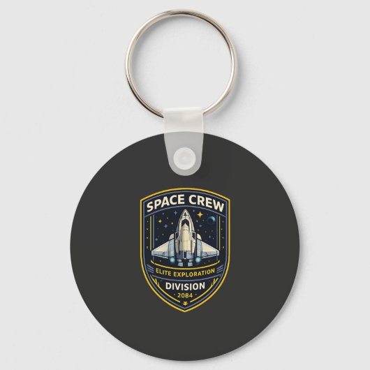 Space Crew Exploration Division Academy Keychain キーホルダー (正面)