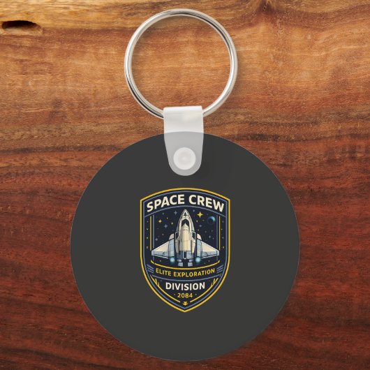 Space Crew Exploration Division Academy Keychain キーホルダー (正面)