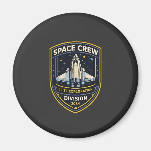 Space Crew Exploration Division Academy Magnet マグネット (正面)