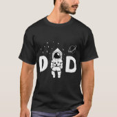 Space Dad Astronaut Design Tシャツ (正面)