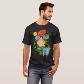 Space Egyptian Pyramids Tシャツ (正面フル)