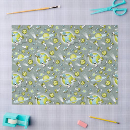 Space Explorer Birthday 薄葉紙 (クラフト)