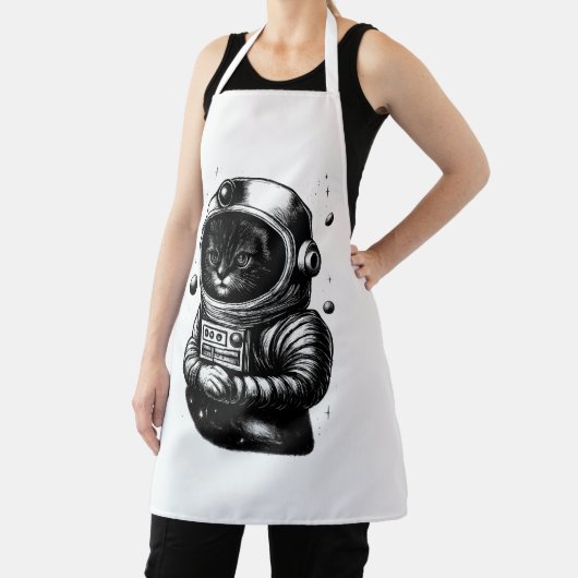 Space Explorer Cat with Helmet - Apron エプロン (インサイチュ)