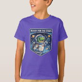 Space Explorer Dino Tシャツ (正面)