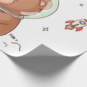 Space Explorer Teddy ラッピングペーパー (角)