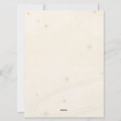 Space First Birthday Ever or Never game card シーズンカード (裏面)