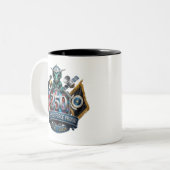 Space Force 250th Anniversary Coffee Mug ツートーンマグカップ (正面左)