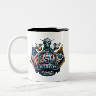 Space Force 250th Anniversary Coffee Mug ツートーンマグカップ