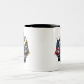 Space Force 250th Anniversary Coffee Mug ツートーンマグカップ (中央)