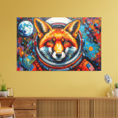 SPACE FOXES 3 キャンバスプリント (インサイチュ (リビング))