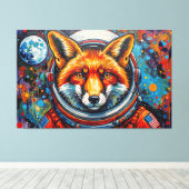 SPACE FOXES 3 キャンバスプリント (インサイチュ (ウッドフロア))