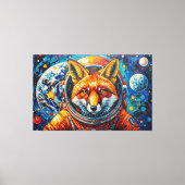 SPACE FOXES 4 キャンバスプリント (正面)