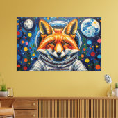 SPACE FOXES 5 キャンバスプリント (インサイチュ (リビング))