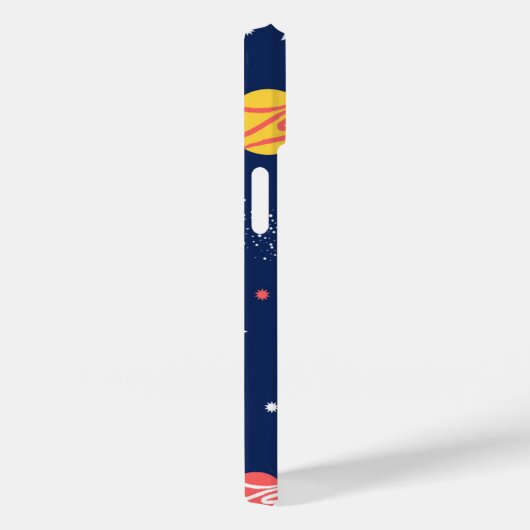 Space Galaxy Background Cosmic Navy iPhone Case Case-Mate iPhoneケース (裏面 / 右)