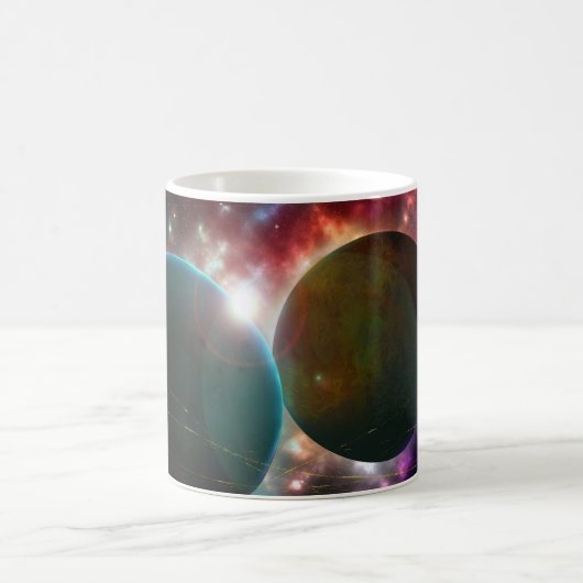 Space / Galaxy Concept Mug コーヒーマグカップ (中央)