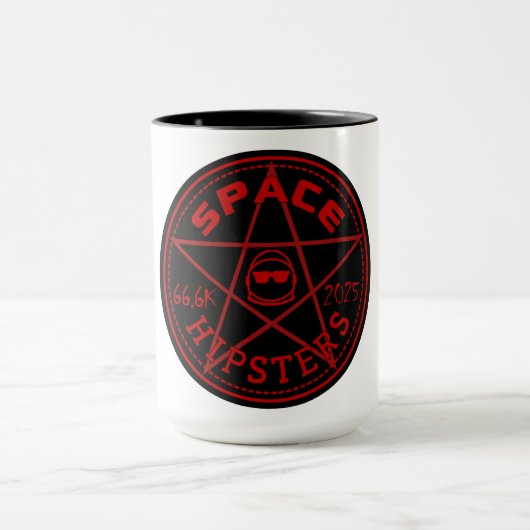 Space Hipsters 66,666 member coffee mug マグカップ (中央)
