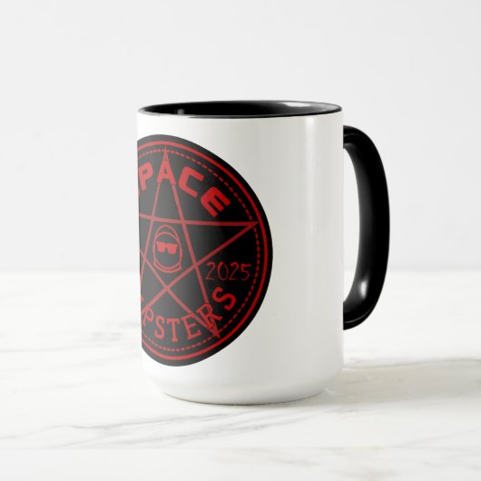 Space Hipsters 66,666 member coffee mug マグカップ (正面右)