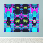 Space Invasion from the Tariff Kings キャンバスプリント (インサイチュ (ウッドフロア))