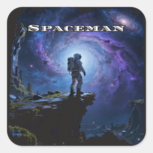 Space is the Final Frontier スクエアシール (正面)