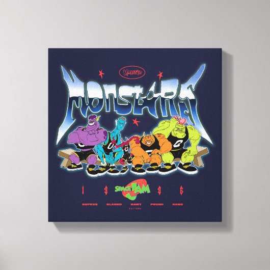 SPACE JAM™ モンスターズ 1996 グラフィック キャンバスプリント (正面)