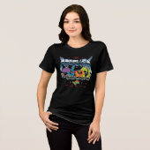 SPACE JAM™ モンスターズ 1996 グラフィック トライブレンドTシャツ (正面全面)