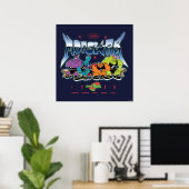 SPACE JAM™ モンスターズ 1996 グラフィック ポスター (ホームオフィス)