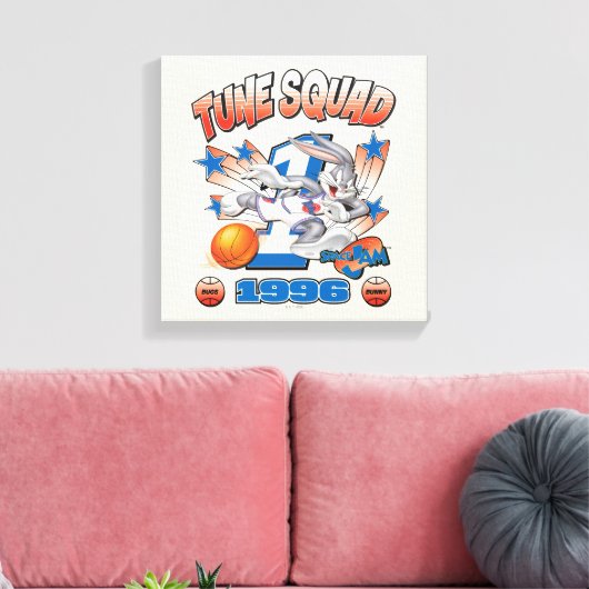 SPACE JAM™ BUGS BUNNY™ #1 Basketball Graphic キャンバスプリント (インサイチュ (リビング))