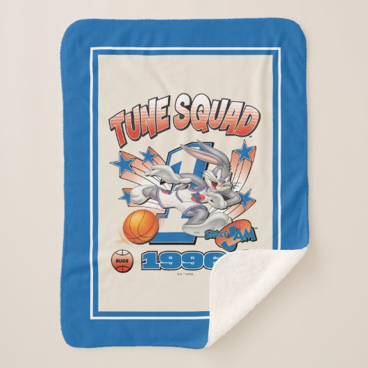SPACE JAM™ BUGS BUNNY™ #1 Basketball Graphic シェルパブランケット (正面)
