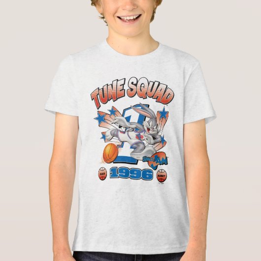 SPACE JAM™ BUGS BUNNY™ #1 Basketball Graphic トライブレンドＴシャツ (正面)