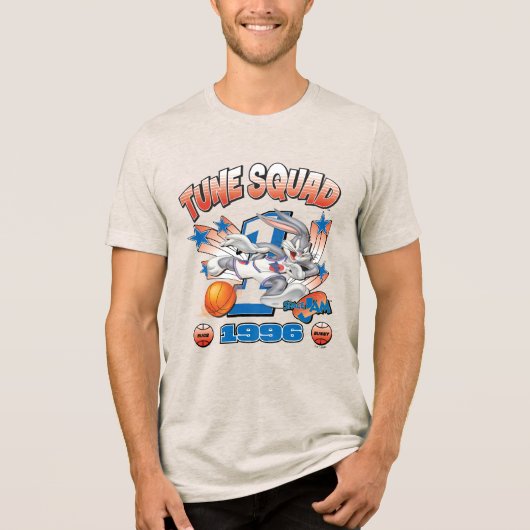 SPACE JAM™ BUGS BUNNY™ #1 Basketball Graphic トライブレンドＴシャツ (正面)