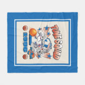 SPACE JAM™ BUGS BUNNY™ #1 Basketball Graphic フリースブランケット (正面(横))