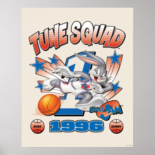 SPACE JAM™ BUGS BUNNY™ #1 Basketball Graphic ポスター (正面)