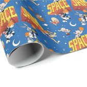 SPACE JAM™ TUNE SQUAD™ 宇宙パターン ラッピングペーパー (ロールコーナー)