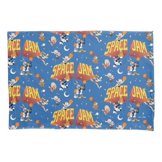 SPACE JAM™ TUNE SQUAD™ 宇宙パターン 枕カバー (正面)