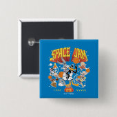 SPACE JAM™ TUNE SQUAD™ 1996 グラフィック 缶バッジ (正面&裏面)