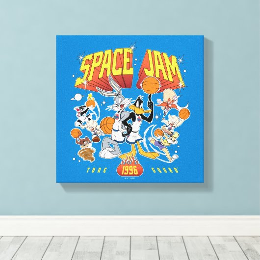 SPACE JAM™ TUNE SQUAD™ 1996 Graphic キャンバスプリント (インサイチュ (ウッドフロア))