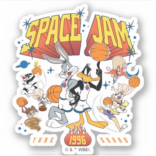 SPACE JAM™ TUNE SQUAD™ 1996 Graphic シール (正面)
