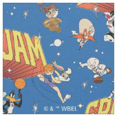 SPACE JAM™ TUNE SQUAD™ Outter Space Pattern ファブリック (クローズアップ)