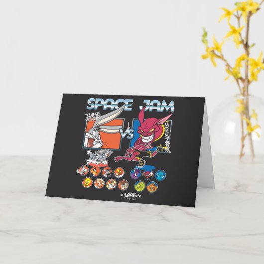 SPACE JAM™ TUNE SQUAD™ VS モンスターズ ロスタグラフィック カード (黄色い花)
