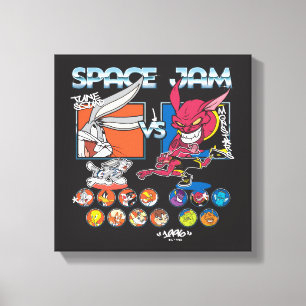 SPACE JAM™ TUNE SQUAD™ VS モンスターズ ロスタグラフィック キャンバスプリント